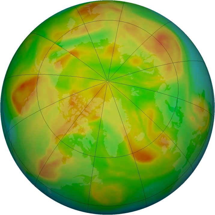 Arctic ozone map for 28 April 2008